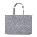 Out of The Woods® Felt Shopper Tote - Light Grey 1 Out of The Woods® Felt Shopper Tote - Light Grey 1