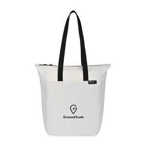 Renew AWARE™ rPET Zippered Tote - Cream 1 Renew AWARE™ rPET Zippered Tote - Cream 1