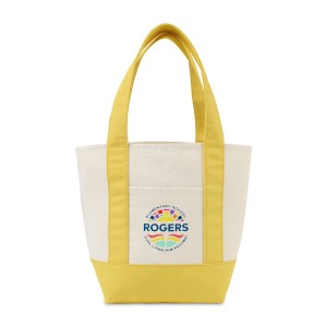 Mini Canvas Tote - Yellow 1 Mini Canvas Tote - Yellow 1