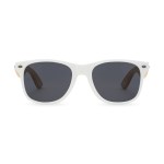 CapeShades Recycled Bamboo Sunglasses White Frame - Black - Alternate CapeShades Recycled Bamboo Sunglasses White Frame - Black - Alternate
