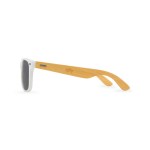 CapeShades Recycled Bamboo Sunglasses White Frame - Black - Alternate CapeShades Recycled Bamboo Sunglasses White Frame - Black - Alternate