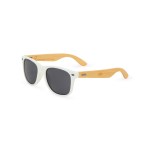 CapeShades Recycled Bamboo Sunglasses White Frame - Black 1 CapeShades Recycled Bamboo Sunglasses White Frame - Black 1