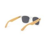CapeShades Recycled Bamboo Sunglasses White Frame - Black - Alternate CapeShades Recycled Bamboo Sunglasses White Frame - Black - Alternate