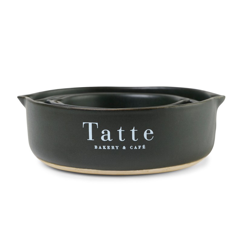 Be Home® Brampton Nested Stoneware Measuring Cups - Black 1 Be Home® Brampton Nested Stoneware Measuring Cups - Black 1