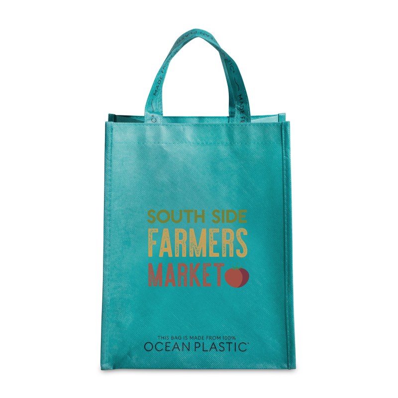 Out of the OceanĀ® Reusable Lunch Shopper - Seafoam 1 Out of the OceanĀ® Reusable Lunch Shopper - Seafoam 1