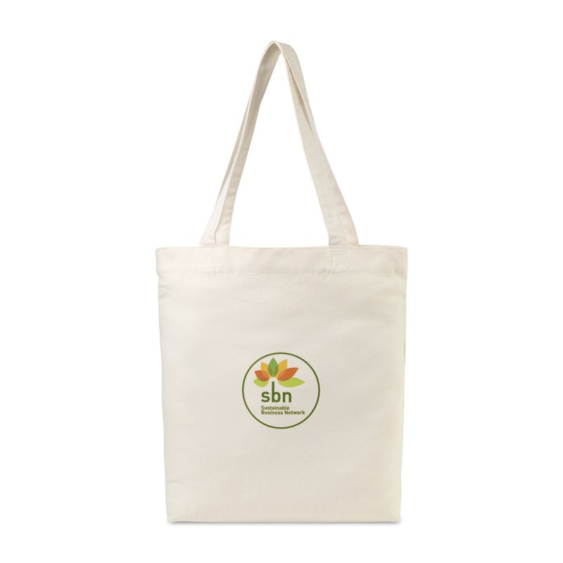 AWARE™ Recycled Cotton Gusset Bottom Tote - Natural 1 AWARE™ Recycled Cotton Gusset Bottom Tote - Natural 1