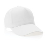 Impact 5 Panel 280gr Recycled Cotton Cap - AWARE - White 2 Impact 5 Panel 280gr Recycled Cotton Cap - AWARE - White 2
