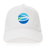 Impact 5 Panel 280gr Recycled Cotton Cap - AWARE - White - Alternate Impact 5 Panel 280gr Recycled Cotton Cap - AWARE - White - Alternate