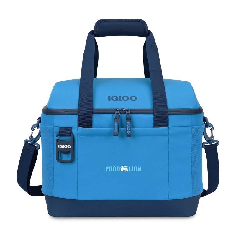 Igloo Day Chiller Recycled Poly XL Box 38 Can Soft Cooler - Brilliant Blue 1 Igloo Day Chiller Recycled Poly XL Box 38 Can Soft Cooler - Brilliant Blue 1