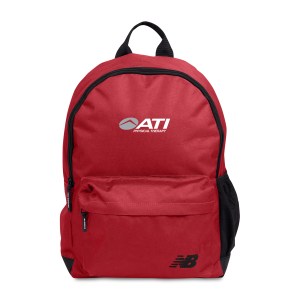 New Balance® Essentials Recycled rPET Backpack - Red 1 New Balance® Essentials Recycled rPET Backpack - Red 1