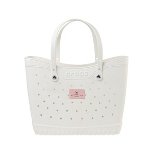 Crocs™ Classic Large Tote - White - Powder Pink 1 Crocs™ Classic Large Tote - White - Powder Pink 1