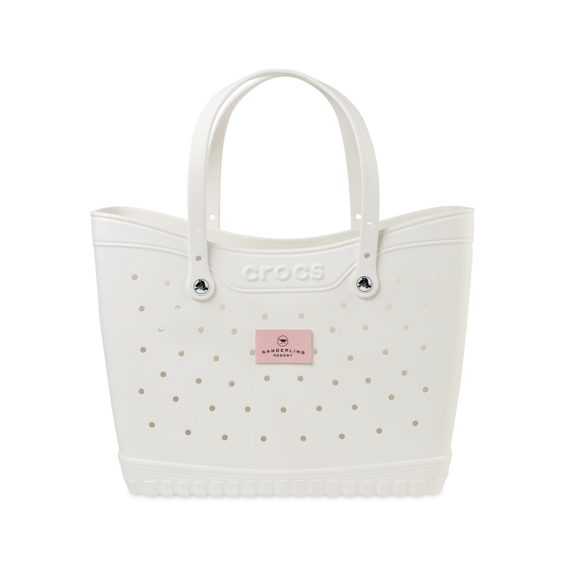 Crocs™ Classic Large Tote - White - Powder Pink 1 Crocs™ Classic Large Tote - White - Powder Pink 1