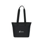 Aviana™ Rowan Recycled Nylon Tote Cooler - Aware™ - Black 1 Aviana™ Rowan Recycled Nylon Tote Cooler - Aware™ - Black 1