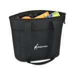 Aviana™ Rowan Recycled Nylon Tote Cooler - Aware™ - Black - Alternate Aviana™ Rowan Recycled Nylon Tote Cooler - Aware™ - Black - Alternate