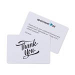 Thank You Greeting Card - White 1 Thank You Greeting Card - White 1