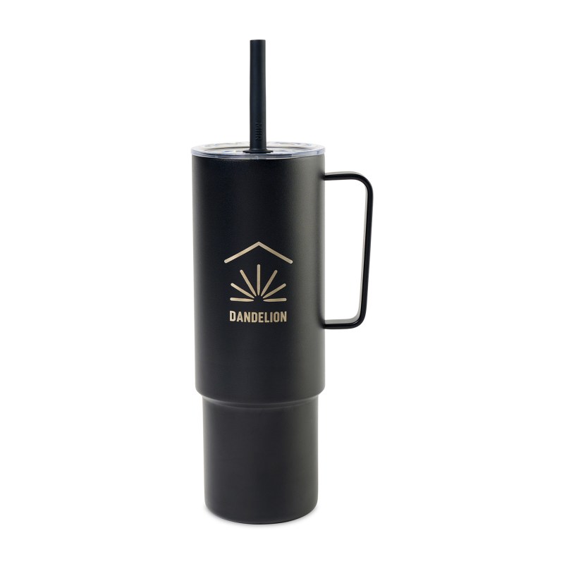 MiiR® All Day Straw Cup - 32 Oz. - Black Powder 1 MiiR® All Day Straw Cup - 32 Oz. - Black Powder 1