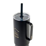 MiiR® All Day Straw Cup - 32 Oz. - Black Powder - Alternate MiiR® All Day Straw Cup - 32 Oz. - Black Powder - Alternate
