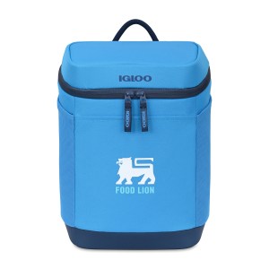 Igloo Day Chiller Recycled Poly Backpack 12 Can Soft Cooler - Brilliant Blue 1 Igloo Day Chiller Recycled Poly Backpack 12 Can Soft Cooler - Brilliant Blue 1