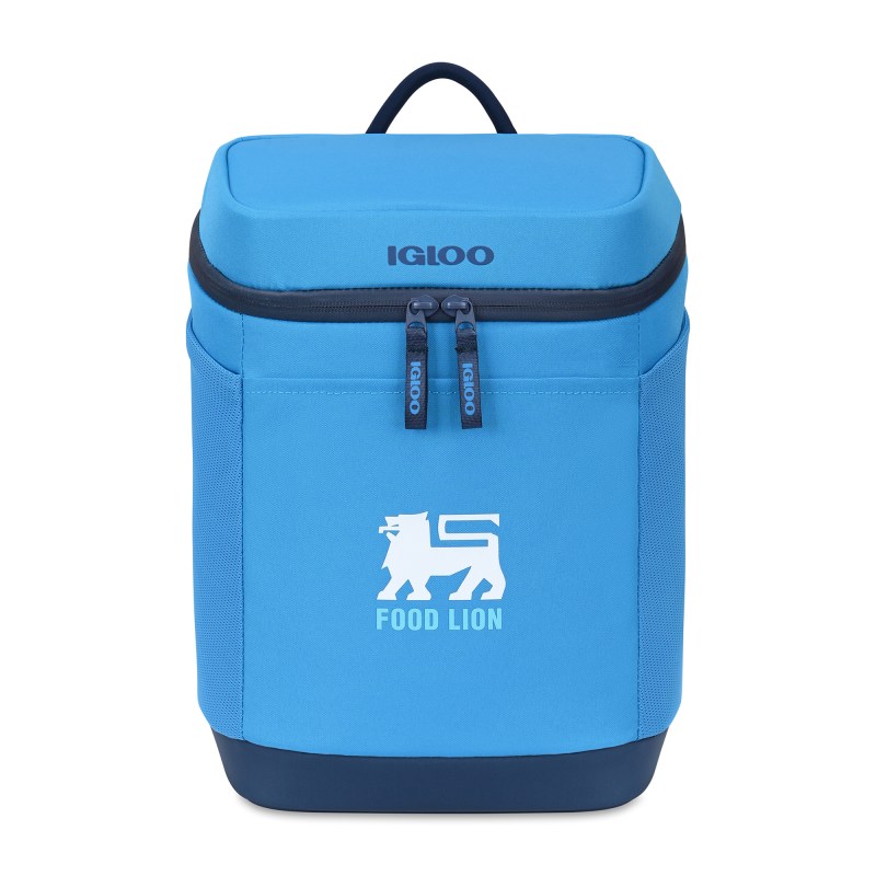 Igloo Day Chiller Recycled Poly Backpack 12 Can Soft Cooler - Brilliant Blue 1 Igloo Day Chiller Recycled Poly Backpack 12 Can Soft Cooler - Brilliant Blue 1
