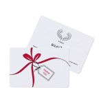 Tied with Thanks & Cheer Greeting Card - White 2 Tied with Thanks & Cheer Greeting Card - White 2