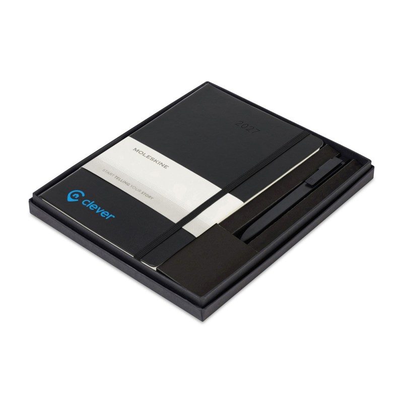 MoleskineHard Cover Large 12-Month Weekly 2027 Planner and GO Pen Set - Black 1 MoleskineHard Cover Large 12-Month Weekly 2027 Planner and GO Pen Set - Black 1