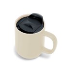 Milo Ceramic Lidded Mug - 12 Oz. - Bone - Alternate Milo Ceramic Lidded Mug - 12 Oz. - Bone - Alternate