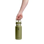 Hydro Flask Wide Flex Straw Cap Bottle 32 Oz. - Palmer Green - Alternate Hydro Flask Wide Flex Straw Cap Bottle 32 Oz. - Palmer Green - Alternate