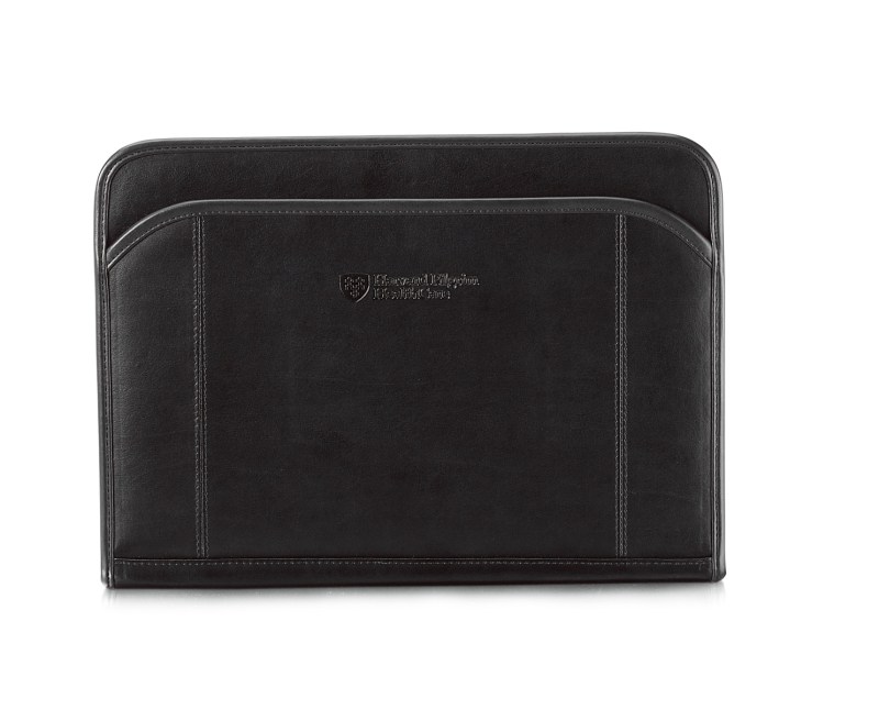 Global Leather Padfolio - Black 1 Global Leather Padfolio - Black 1