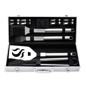 Cuisinart Outdoors® 14 Piece Deluxe Grill Tool Set - Stainless Steel 1 Cuisinart Outdoors® 14 Piece Deluxe Grill Tool Set - Stainless Steel 1