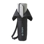 Restore Recycled rPET Yoga Bag and Mat - Black 1 Restore Recycled rPET Yoga Bag and Mat - Black 1