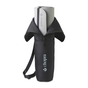 Restore Recycled rPET Yoga Bag and Mat - Black 1 Restore Recycled rPET Yoga Bag and Mat - Black 1