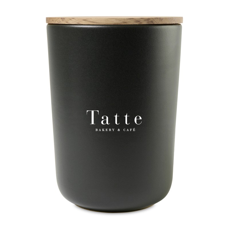 Be Home Brampton Stoneware Container - X-Large - Black 1 Be Home Brampton Stoneware Container - X-Large - Black 1