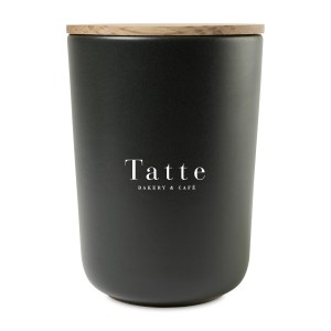 Be Home® Brampton Stoneware Container - X-Large - Black 1 Be Home® Brampton Stoneware Container - X-Large - Black 1