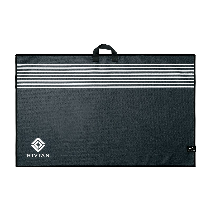 Slowtide® Fairway Quick Dry Golf Towel - Black 1 Slowtide® Fairway Quick Dry Golf Towel - Black 1