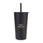 Aviana™ Rowan Recycled Straw Tumbler - 17 Oz. - Black 1 Aviana™ Rowan Recycled Straw Tumbler - 17 Oz. - Black 1