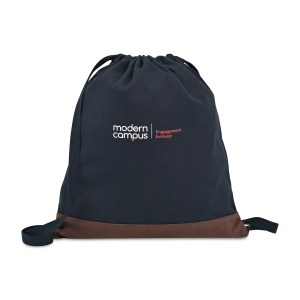 Ivy AWARE™ Recycled Cotton Cinchpack - Navy 1 Ivy AWARE™ Recycled Cotton Cinchpack - Navy 1