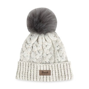 Ahead Speckle Pom Knit Hat - Oatmeal 1 Ahead Speckle Pom Knit Hat - Oatmeal 1
