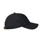 Ahead Clubhouse Wool & Flannel Cap - Charcoal - Alternate Ahead Clubhouse Wool & Flannel Cap - Charcoal - Alternate