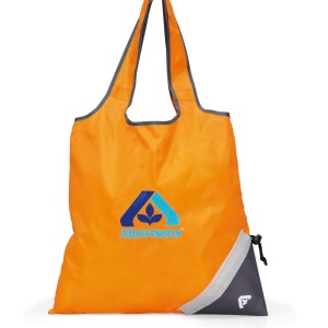 Latitudes Foldaway Shopper - Tangerine Orange 1 Latitudes Foldaway Shopper - Tangerine Orange 1