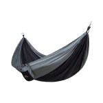 Sebago Packable Hammock - Black and Seattle Grey 1 Sebago Packable Hammock - Black and Seattle Grey 1