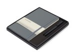 Moleskine® Large Notebook and GO Pen Gift Set - Slate Grey 2 Moleskine® Large Notebook and GO Pen Gift Set - Slate Grey 2