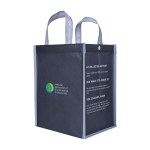 Out of the Ocean® Reusable Lunch Shopper with Click N' Stay® - Black - Alternate Out of the Ocean® Reusable Lunch Shopper with Click N' Stay® - Black - Alternate