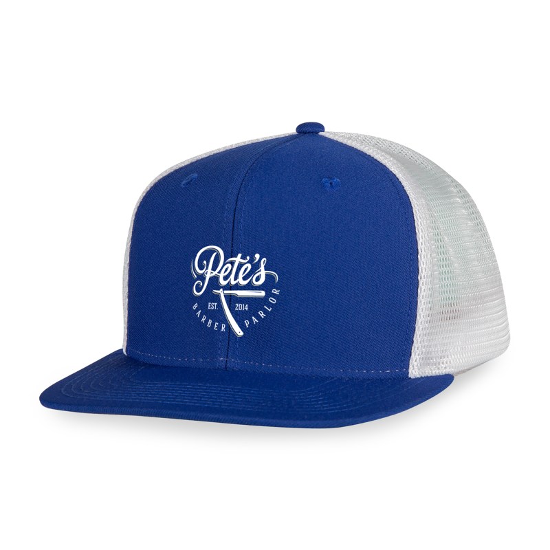 Merrimack Hat Co.® Axel Trucker - Royal-White 1 Merrimack Hat Co.® Axel Trucker - Royal-White 1