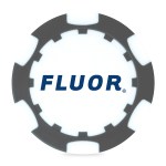 Ahead 2-Sided Poker Chip - Grey-White 1 Ahead 2-Sided Poker Chip - Grey-White 1