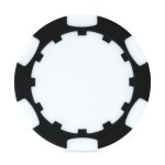 Ahead 2-Sided Poker Chip - Black-White 2 Ahead 2-Sided Poker Chip - Black-White 2