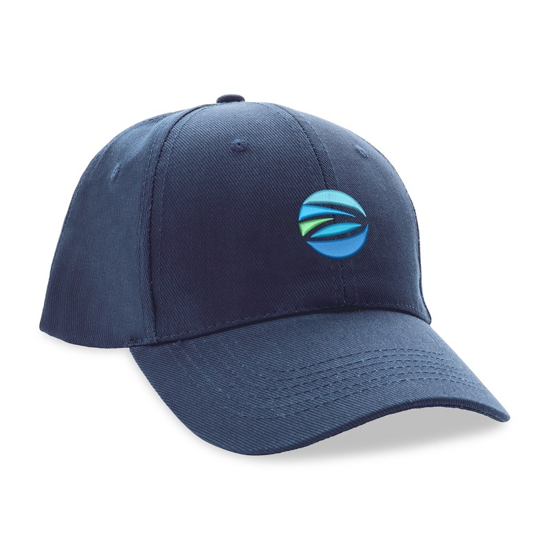 Impact 6 Panel 280gr Recycled Cotton Cap - AWARE - Navy 1 Impact 6 Panel 280gr Recycled Cotton Cap - AWARE - Navy 1