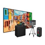 iLive™ Cinema Pop-Up Movie Theater Kit - Black 1 iLive™ Cinema Pop-Up Movie Theater Kit - Black 1