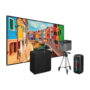iLive™ Cinema Pop-Up Movie Theater Kit - Black 1 iLive™ Cinema Pop-Up Movie Theater Kit - Black 1