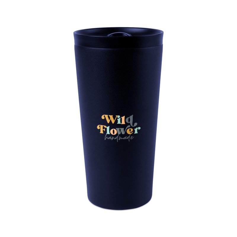 Aviana Rowan Recycled Stainless Steel Tumbler - 17 Oz. - Matte Navy 1 Aviana Rowan Recycled Stainless Steel Tumbler - 17 Oz. - Matte Navy 1