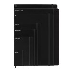 Moleskine Mini Notebook Charm - Black - Alternate Moleskine Mini Notebook Charm - Black - Alternate